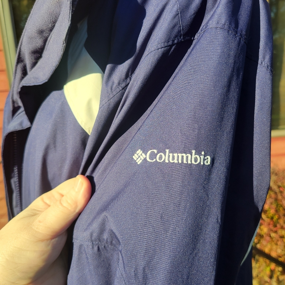 💥💥SOLD💥💥Columbia Snowy Onmi Shield Purple & White Softshell Ski Jacket-1X - Picture 2 of 13